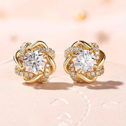 1 Pair Dazzling Square Cut Exquisite Luxury Sparkling zirconia Stud Earrings - Hypoallergenic, Nickel-Free, Comfortable to Wear, Perfect for Women's Everyday Jewelry, Party Gifts, and Special Occasions - Ideal Gift for Friends, Family, and Loved Ones